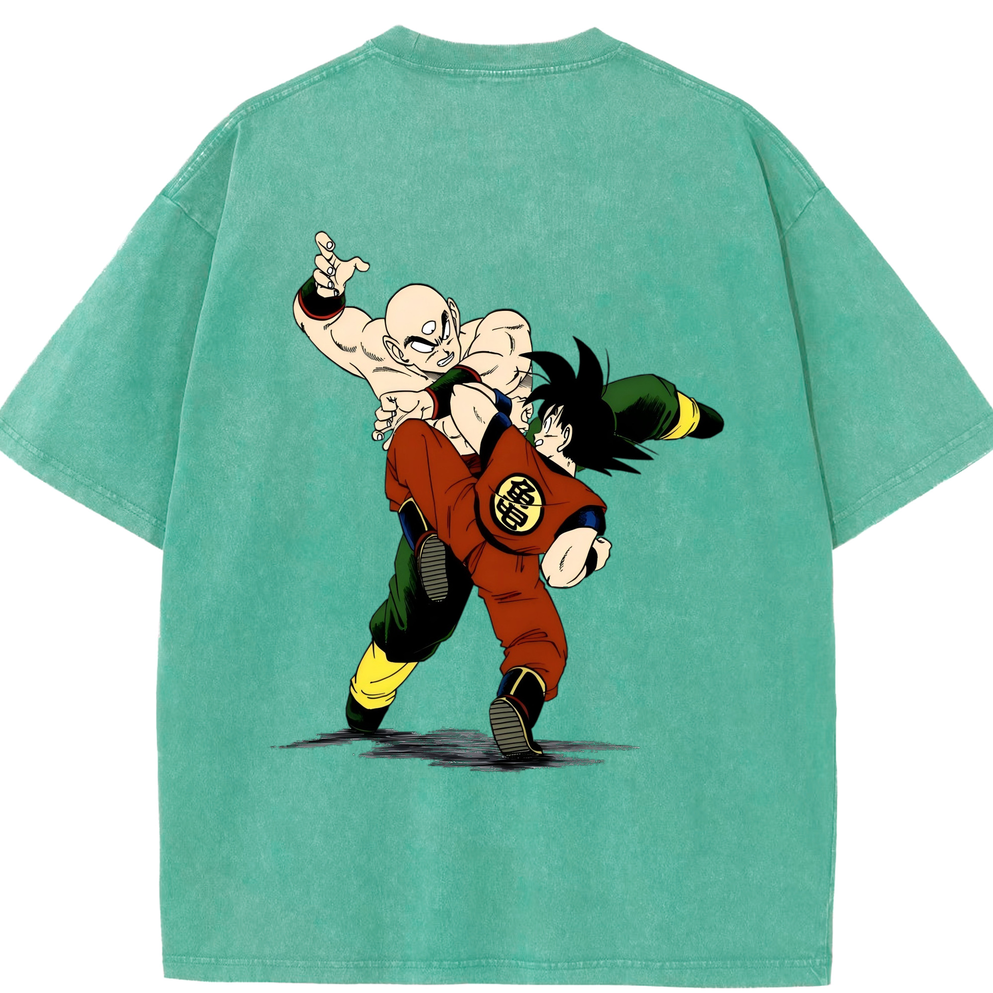 （画像用） ドラゴンボール DRAGON BALL 綿100% ヴィンテージ風 半袖Tシャツ（背面プリント）